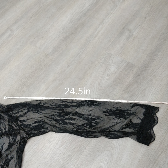 NWOT coverup soft black lace - Picture 8 of 15